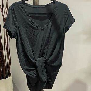 Lululemon tie front T shirt